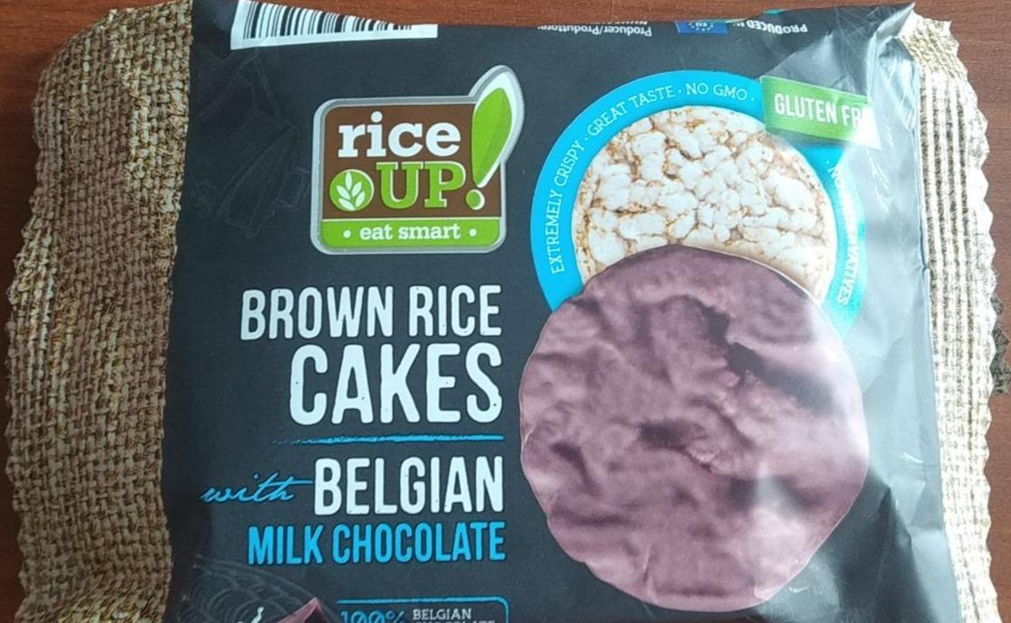 Fotografie - Brown Rice Cakes with Belgian Dark Chocolate Rice up!