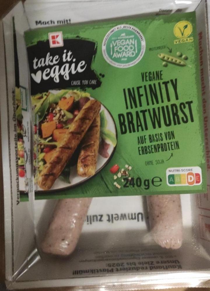 Fotografie - vegane infinity bratwurst
