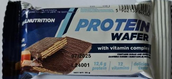 Fotografie - Protein Wafer toffee flavor Allnutrition