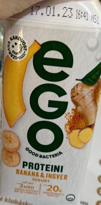 Fotografie - Proteini Banana & Ingver jogurt Ego