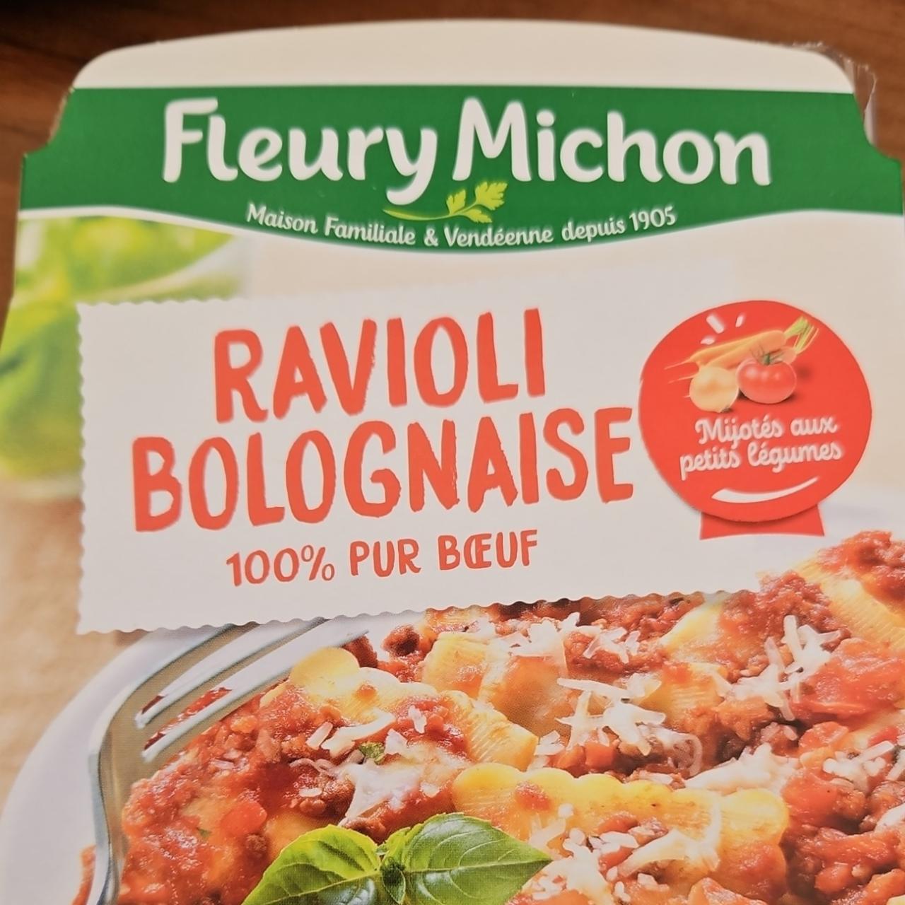 Fotografie - Ravioli Bolognaise 100% pur bœuf Fleury Michon