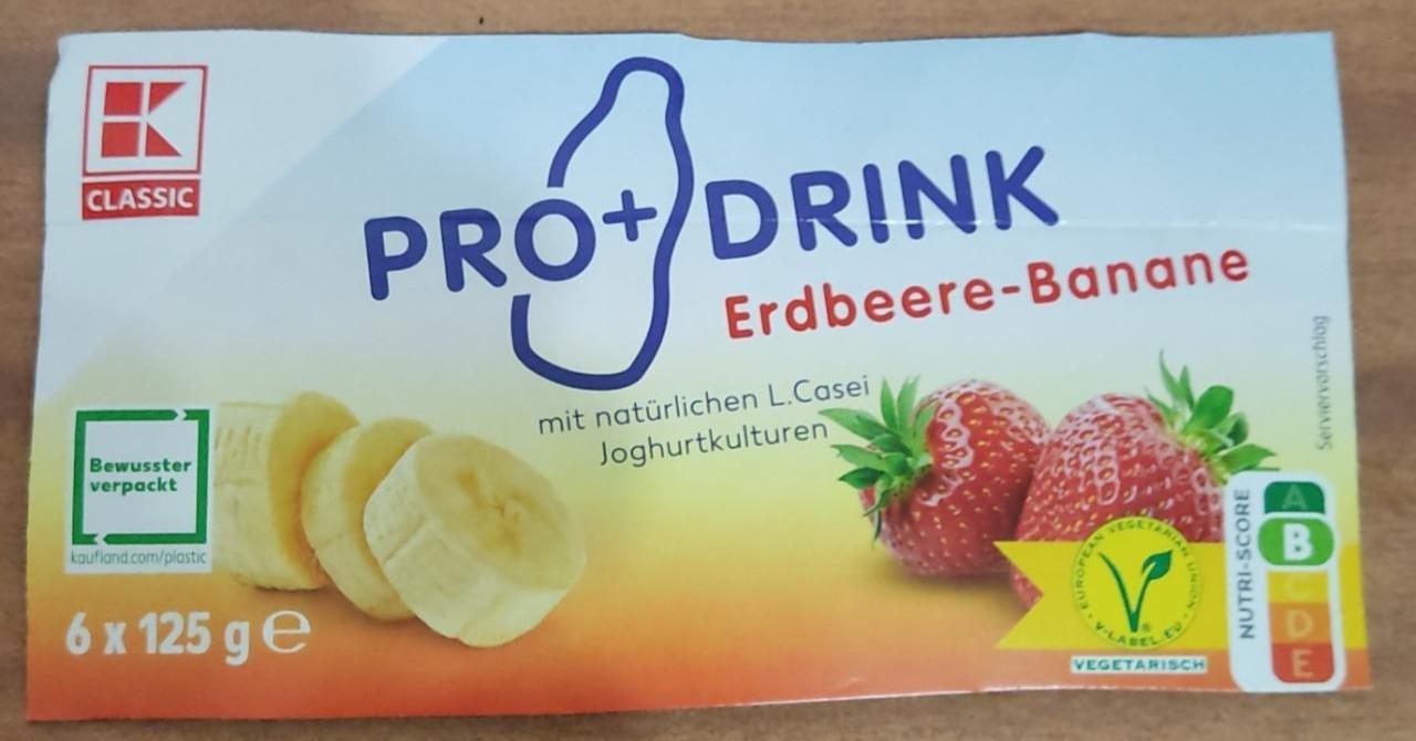 Fotografie - PRO+DRINK Erdbeere-Banane K-Classic