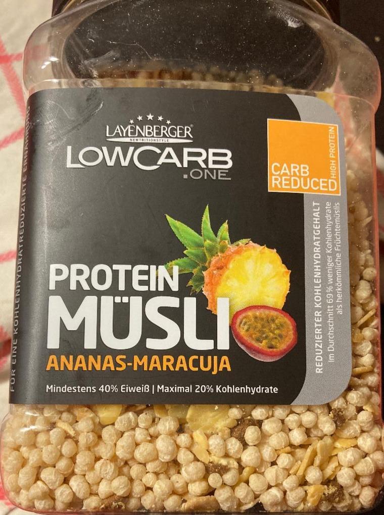 Fotografie - LowCarb.one Protein Müsli Ananas-Maracuja Layenberger