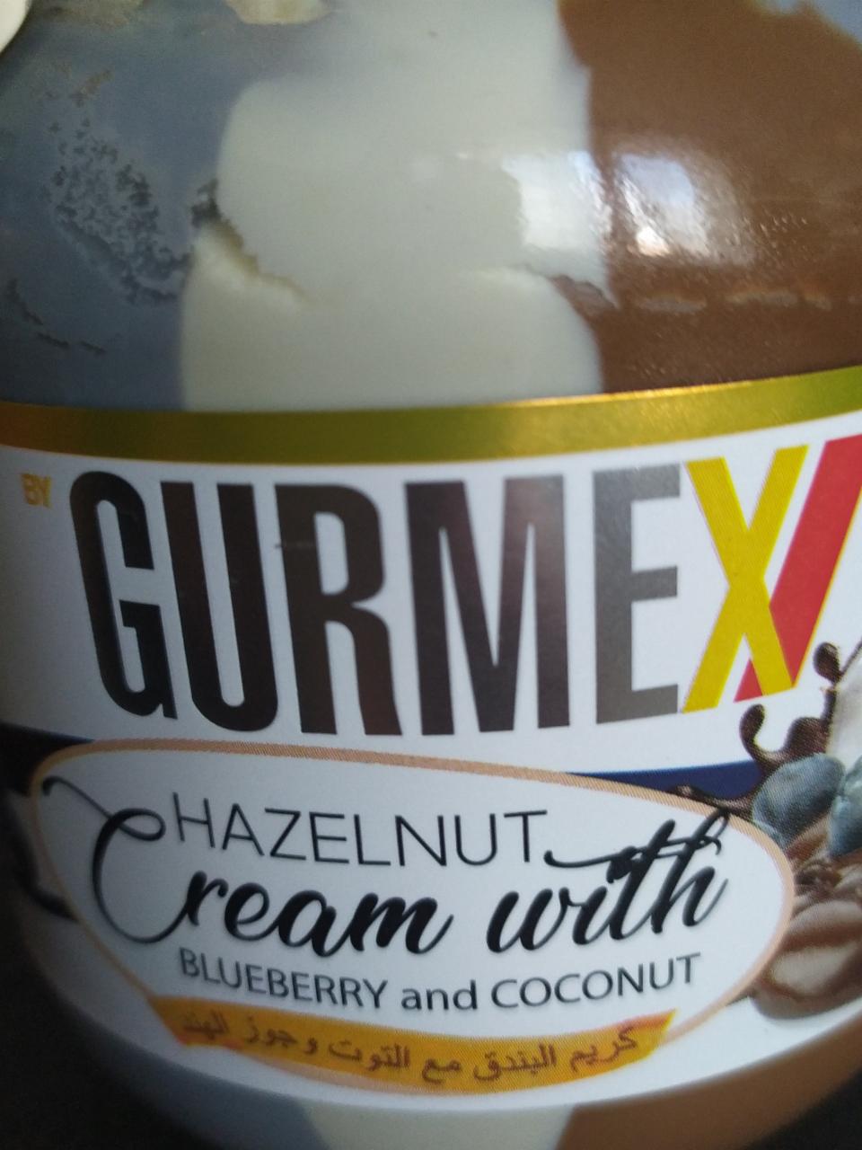 Fotografie - Hazelnut cream with blueberry and coconut Gurmex