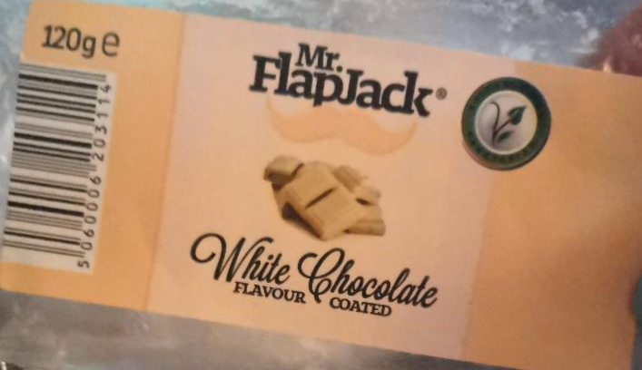 Fotografie - Ovesná tyčinka bílá čokoláda Mr. FlapJack