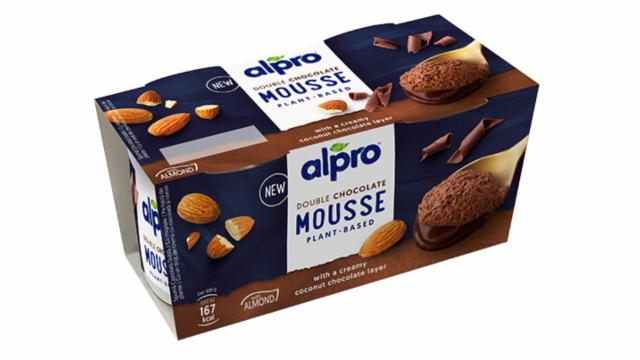 Fotografie - Double Chocolate Mousse with a creamy coconut chocolate layer Alpro
