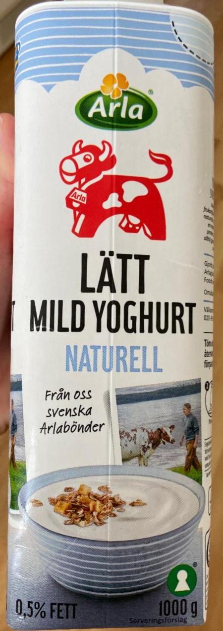 Fotografie - Lätt mild yoghurt naturell 0,5% Fett Arla