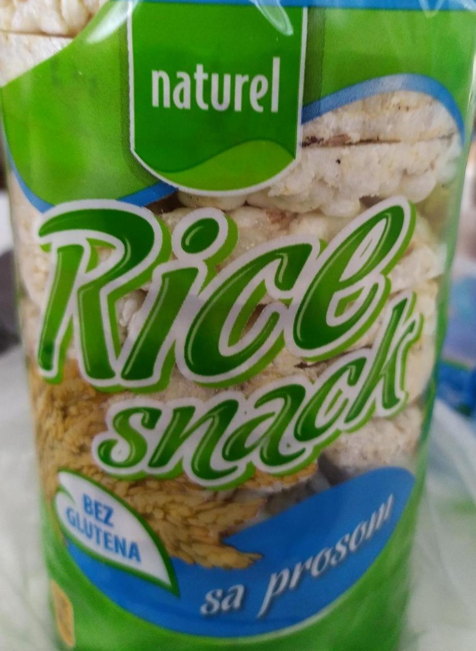 Fotografie - Rice snack sa prosom naturel
