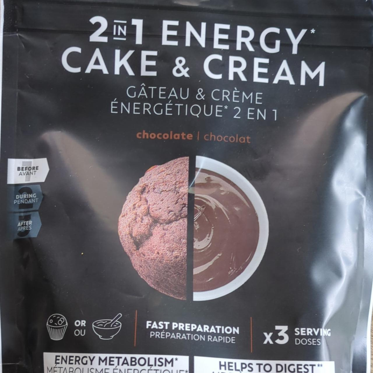 Fotografie - Cake & cream chocolate 2 in 1 Energy