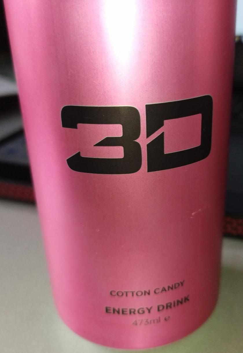 Fotografie - 3D Energy Drink Cotton Candy