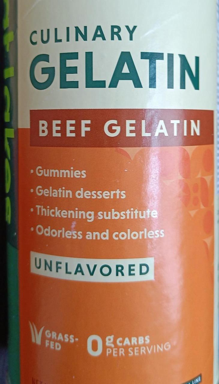 Fotografie - Culinary Gelatin Beef Gelatin unflavored Great Lakes