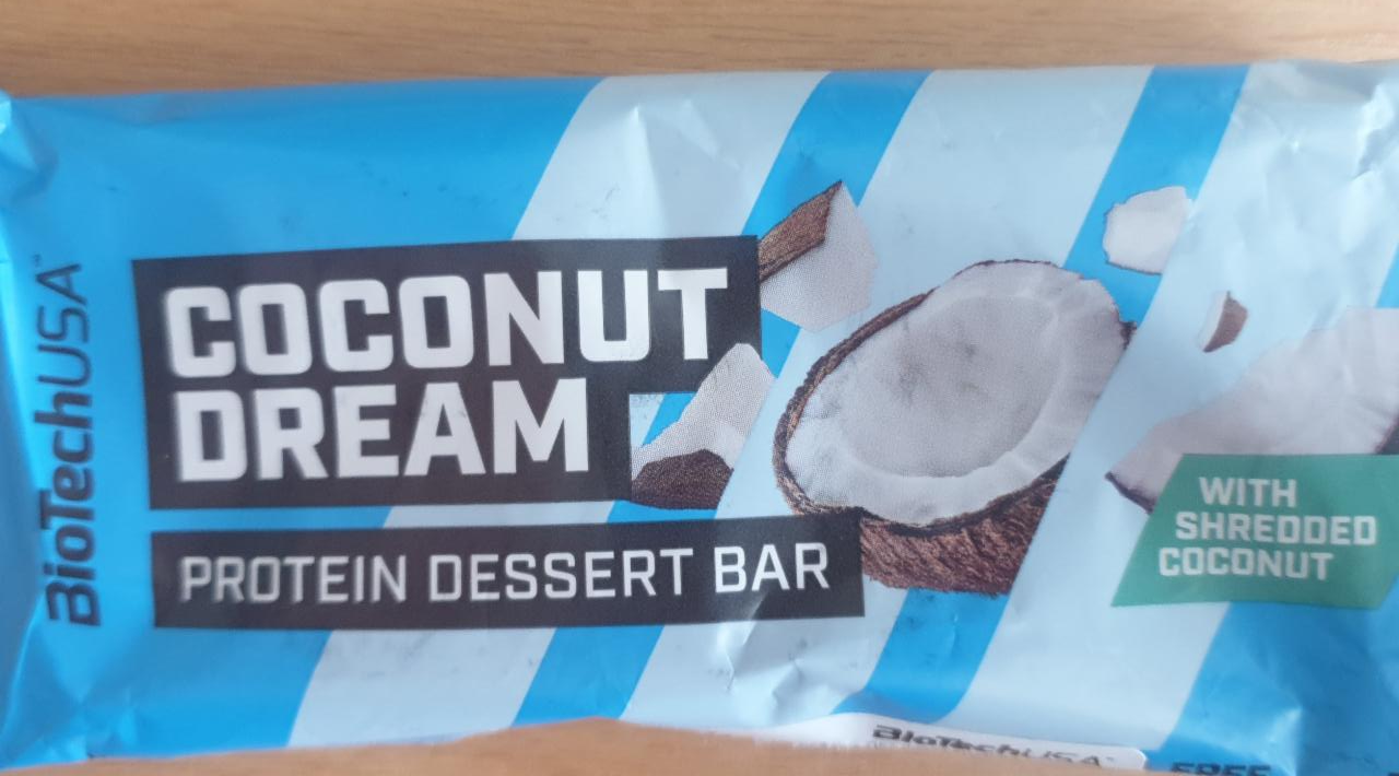 Fotografie - coconut dream protein bar dessert BioTechUSA