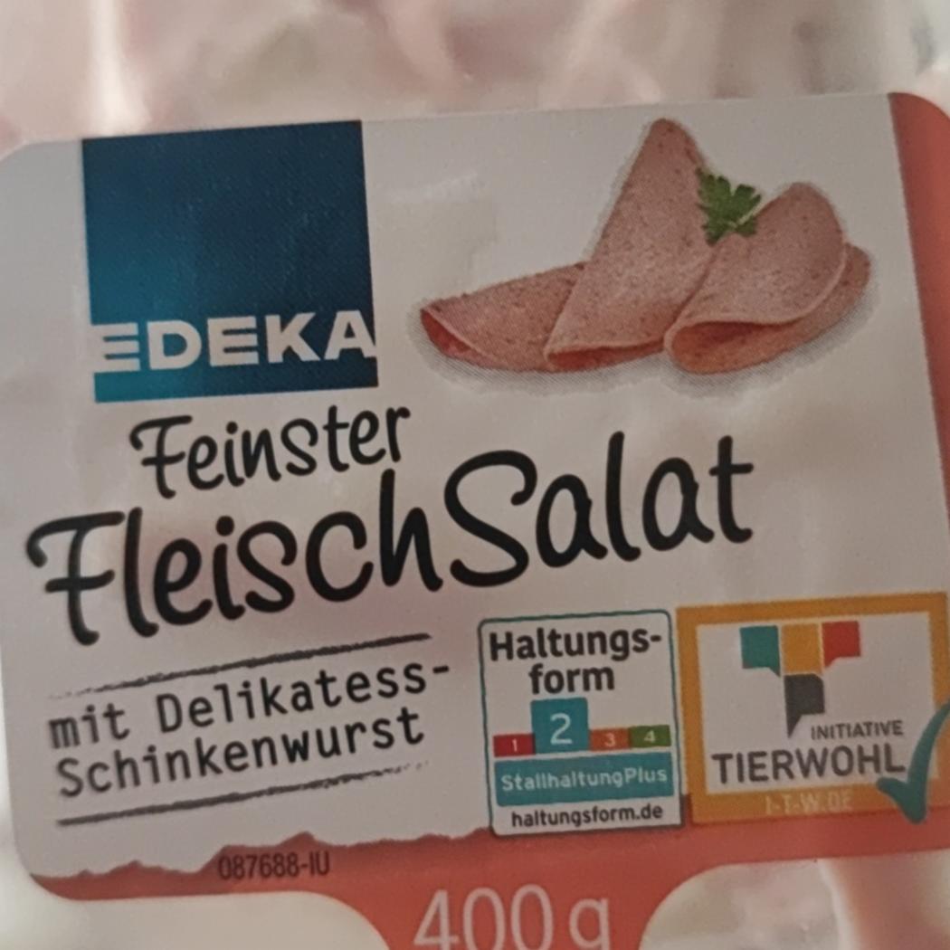Fotografie - Feinster FleischSalat mit Delikatess-Schinkenwurst Edeka