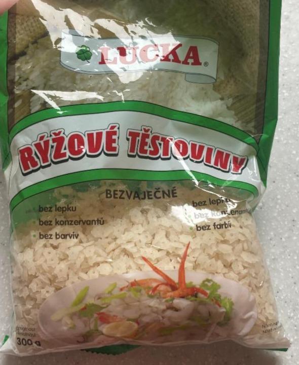 Fotografie - rýžové těstoviny bezvaječné Lucka