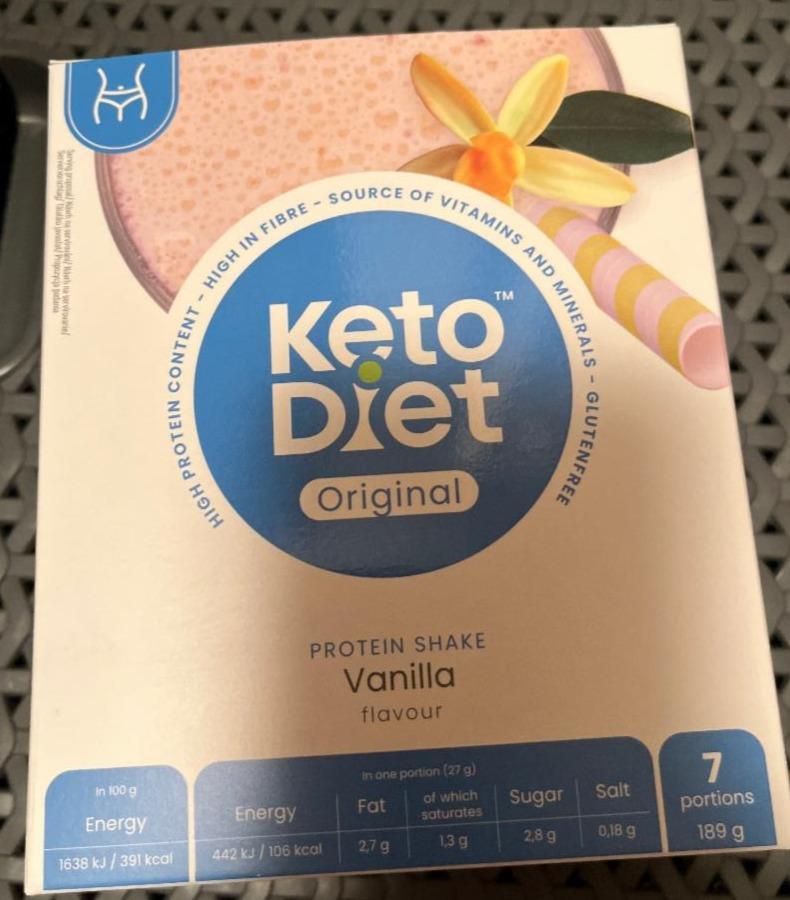 Fotografie - Protein Shake Vanilla flavour KetoDiet