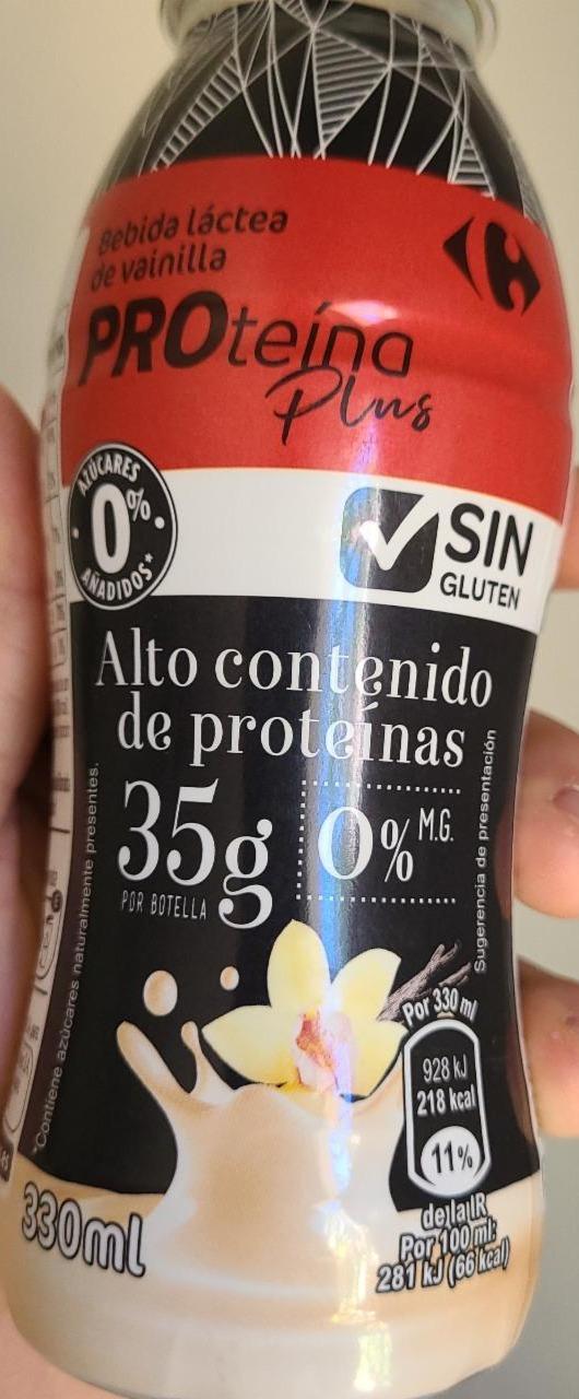 Fotografie - Proteína Plus Bebida láctea de vainilla Carrefour