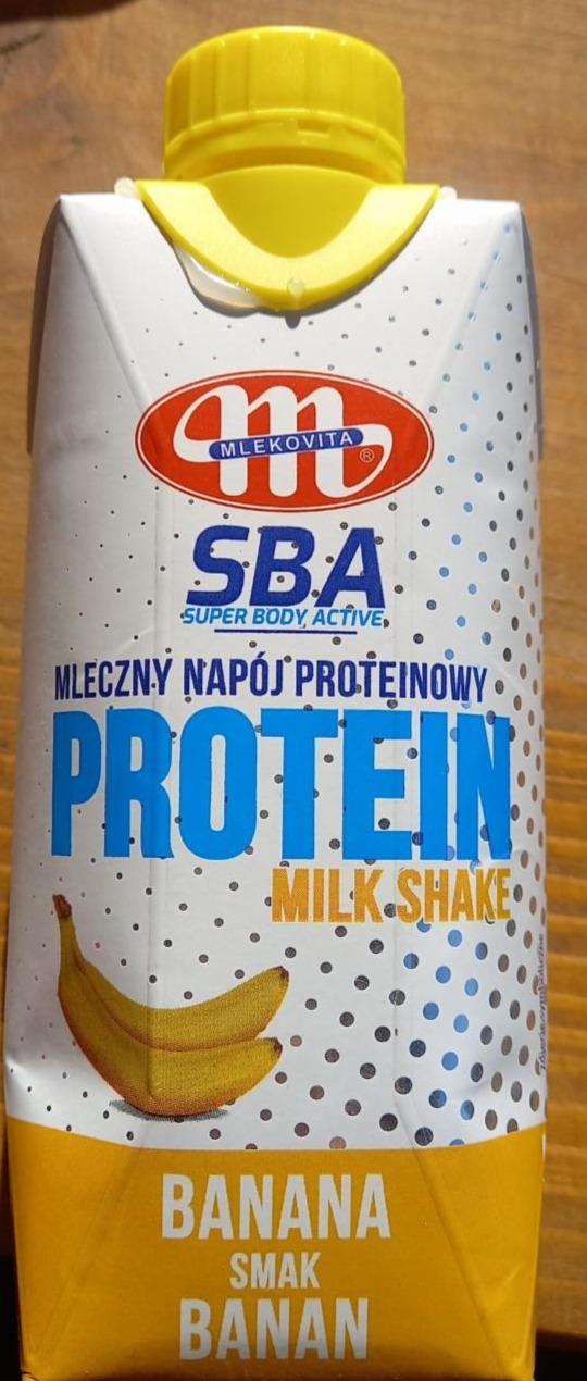 Fotografie - Mleczny napój proteinowy Super Body Active o smaku Banan Mlekovita
