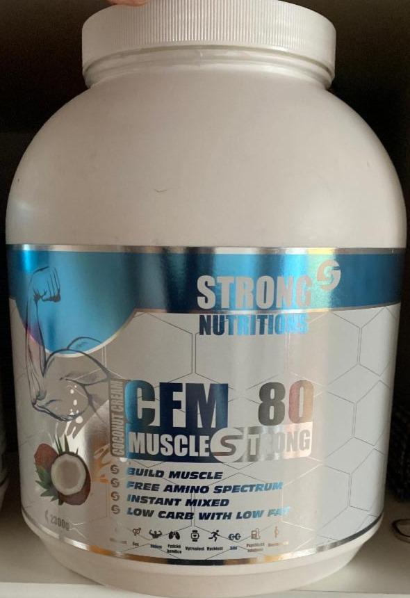 Fotografie - CFM 80 Protein Coconut Cream Strong Nutritions