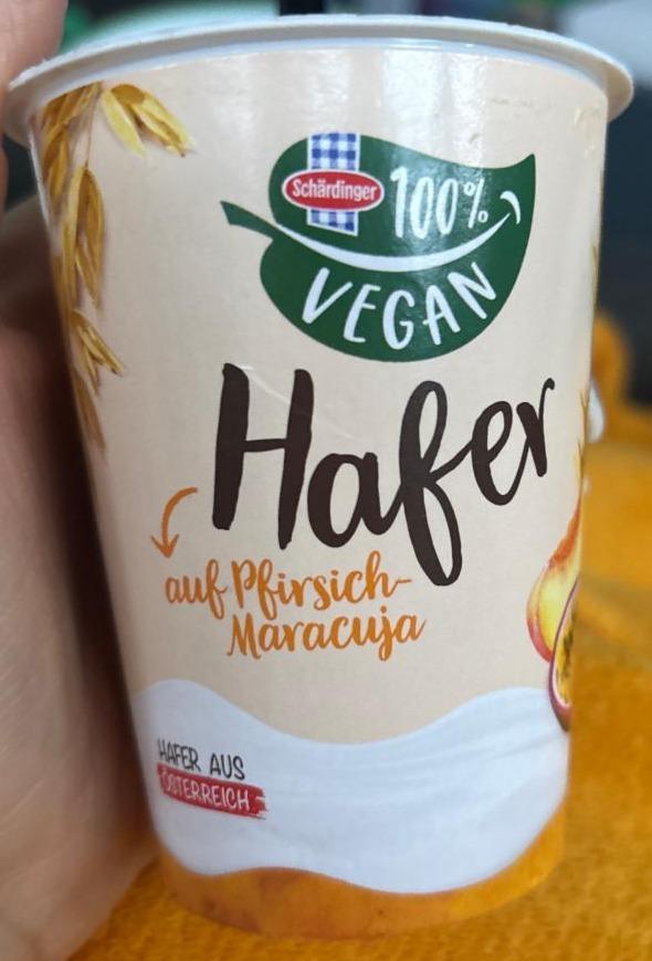 Fotografie - Hafer vegan auf pfirsich-maracuja Schärdinger