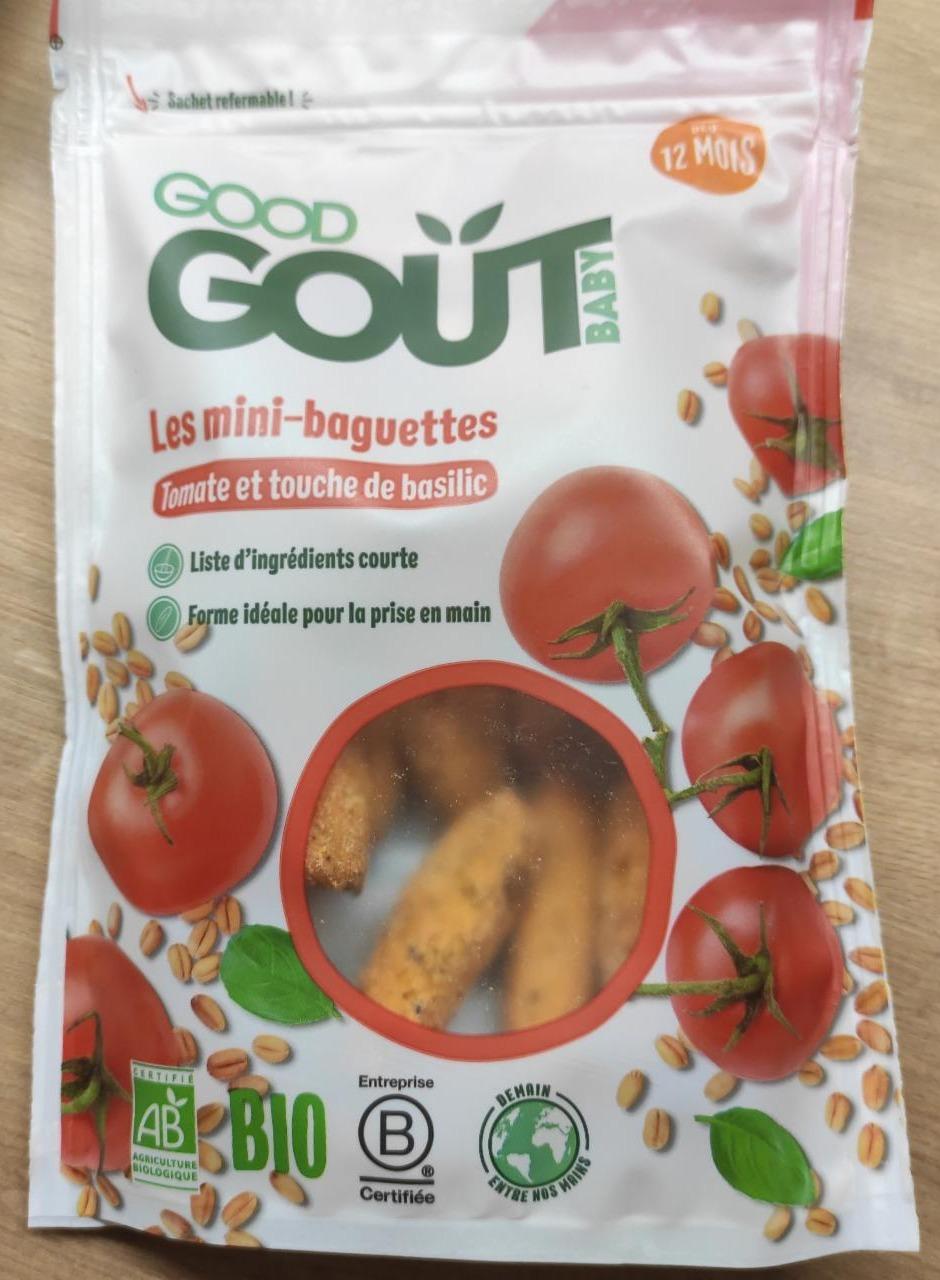 Fotografie - Bio Les mini-baguettes Tomate et Touche de basilic Good Gout