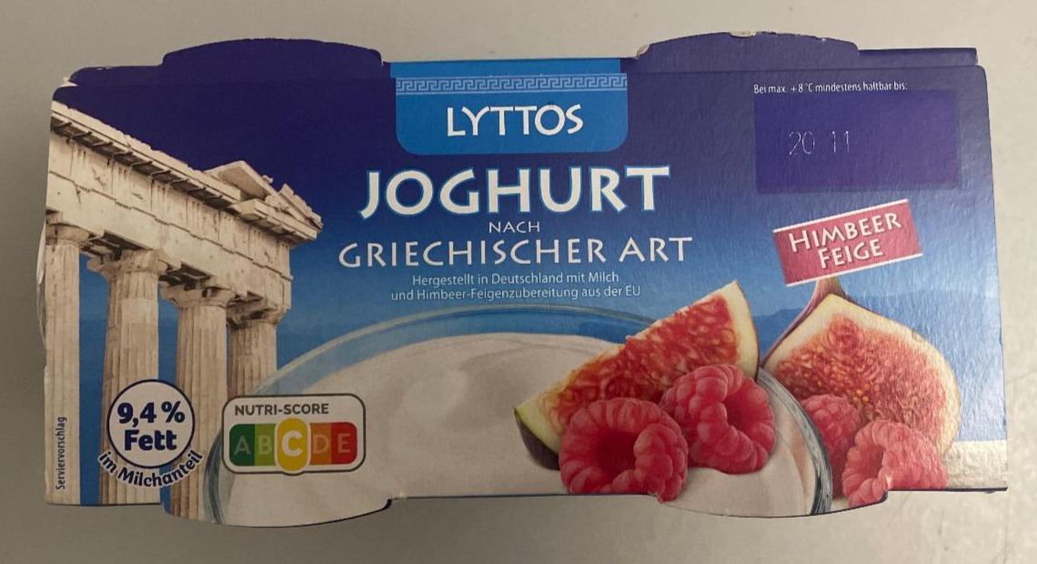 Fotografie - Joghurt nach Griechischer Art Himbeer Feige Lyttos