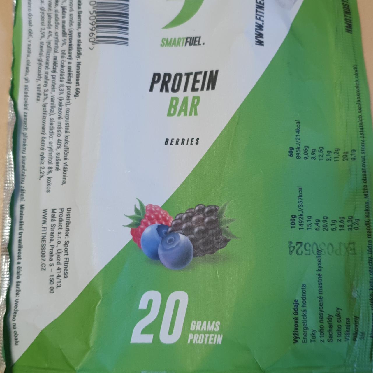 Fotografie - Protein bar Berries SmartFuel
