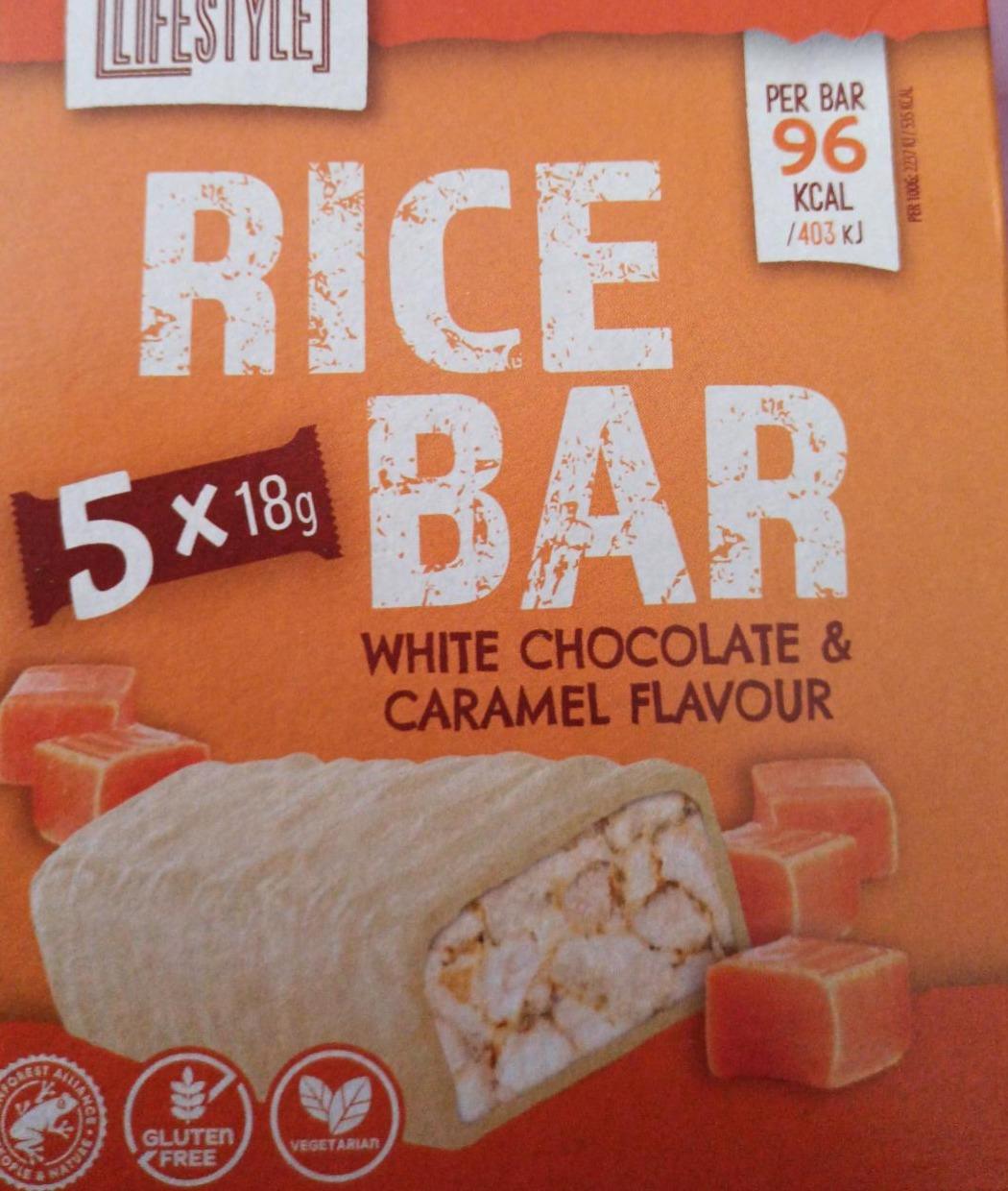 Fotografie - Rice Bar white chocolate & caramel flavour Lifestyle
