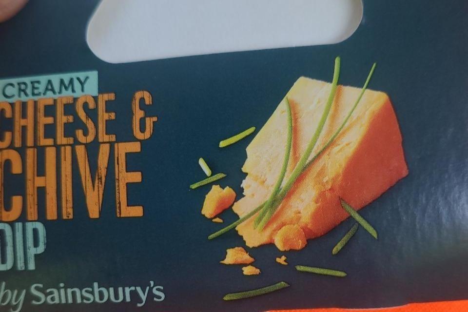 Fotografie - Creamy cheese & chives dip Sainsbury's