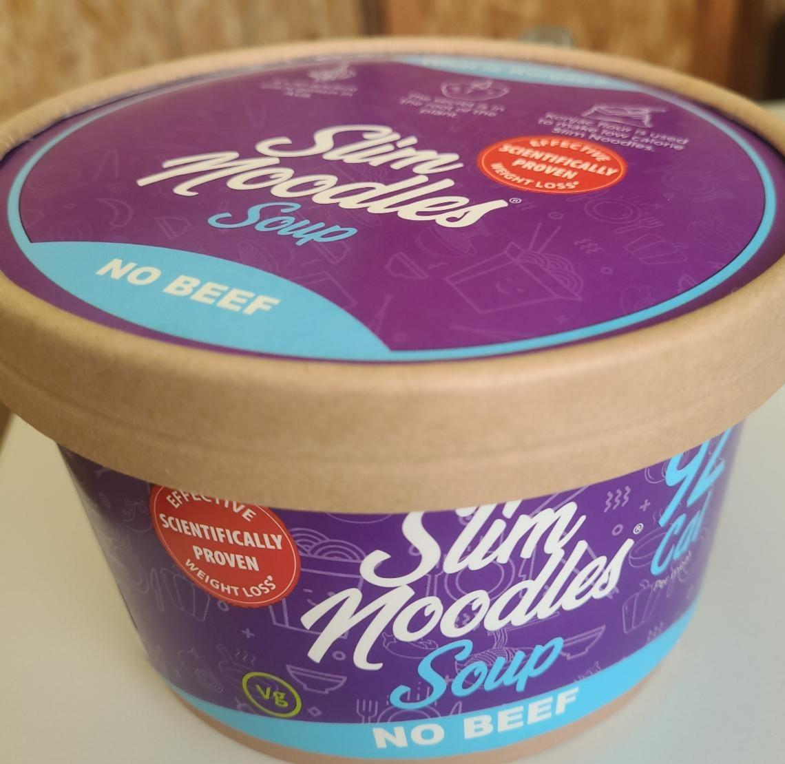 Fotografie - Slim Noodles Soup No Beef Slim pasta
