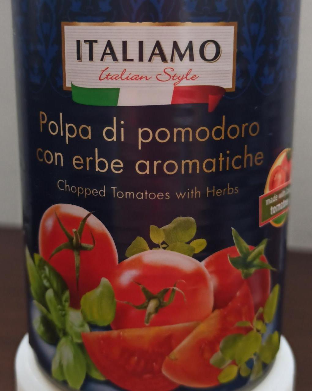Fotografie - Polpa di pomodoro con erbe aromatiche Italiamo