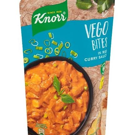 Fotografie - Knorr Vego Bites in Red curry sauce