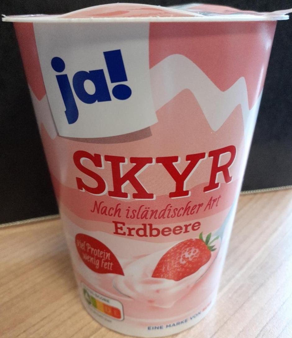 Fotografie - Skyr Nach isländischer Art Erdbeere Ja!