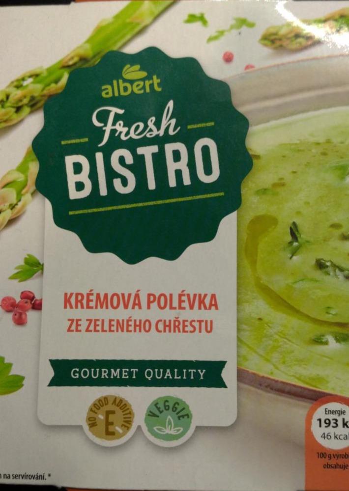 Fotografie - Krémová polévka ze zeleného chřestu Albert Fresh Bistro