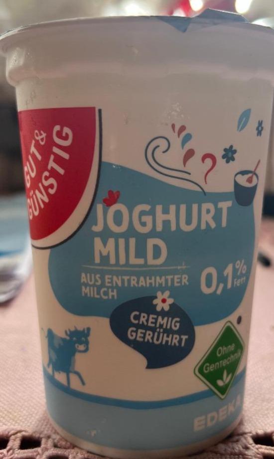 Fotografie - Joghurt mild aus entrahmter Milch 0,1% Fett Gut & Günstig