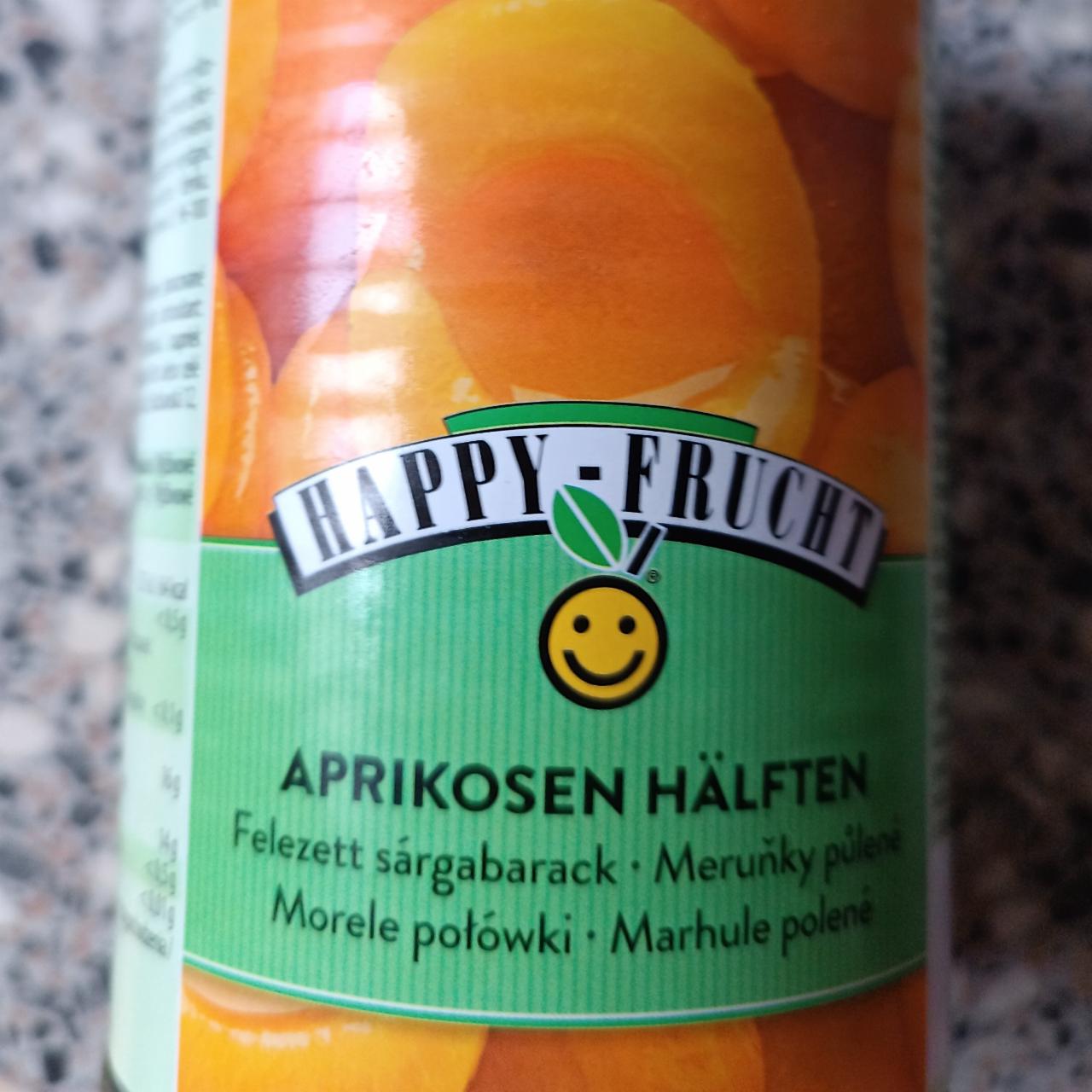 Fotografie - Aprikosen hälften Happy Frucht