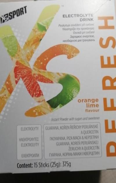 Fotografie - Electrolyte drink Orange lime flavour XS