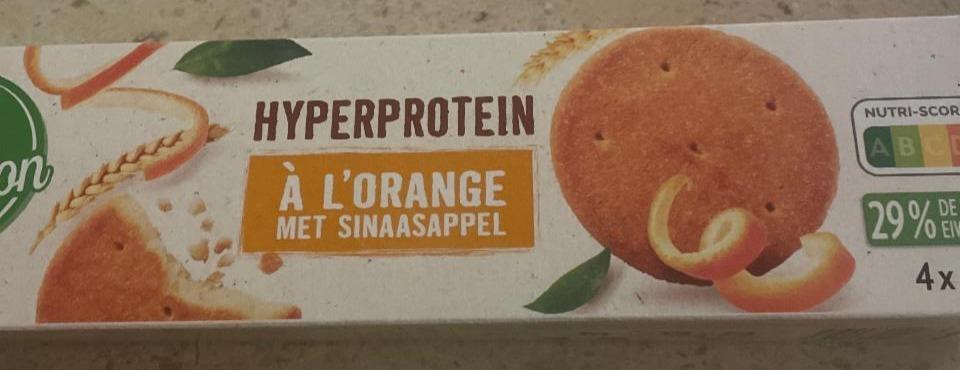 Fotografie - Hyperprotein Biscuits à l'orange met sinaasappel Carrefour
