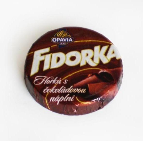 Fotografie - Fidorka hořká s čokoládovou náplní Opavia