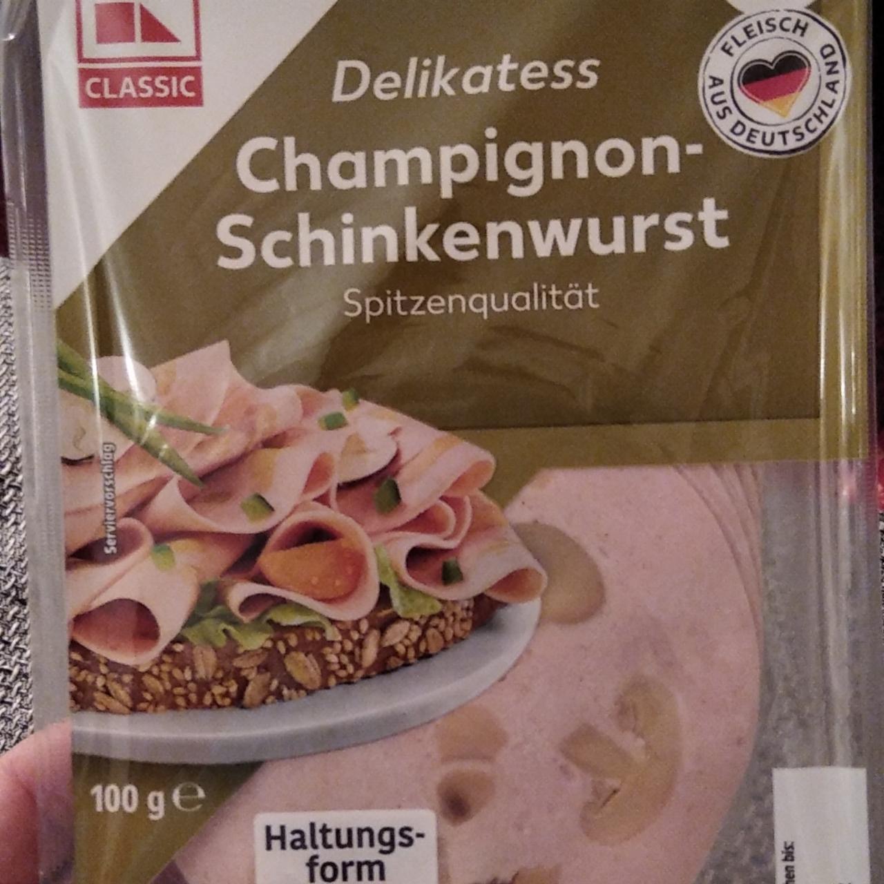 Fotografie - champignon-schinkenwurst K-Classic