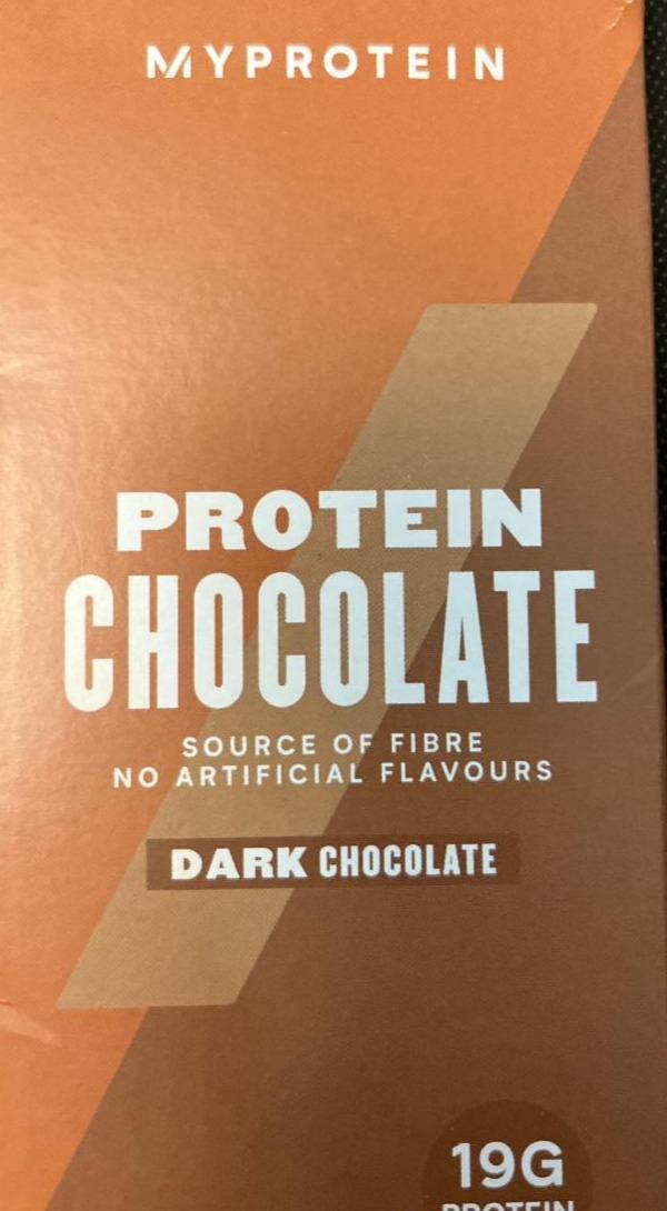 Fotografie - Protein chocolate Dark chocolate Myprotein