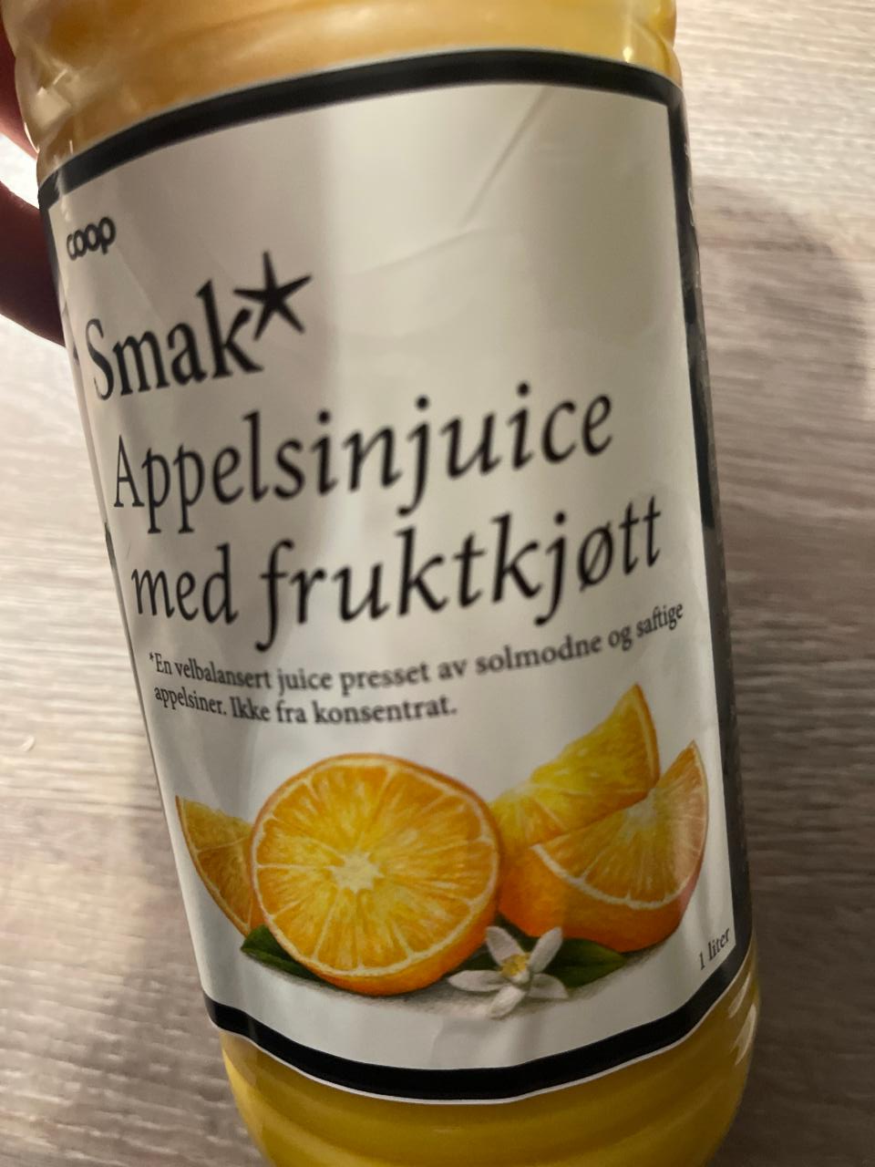Fotografie - Smak Appelsinjuice med Fruktkjøtt Coop