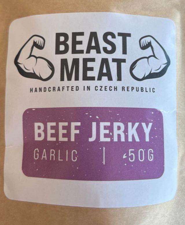 Fotografie - Beef jerky garlic Beast Meat