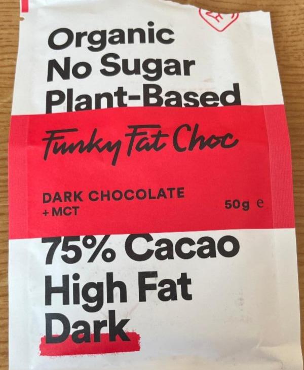 Fotografie - Funky Fat Choc dark chocolate + MCT