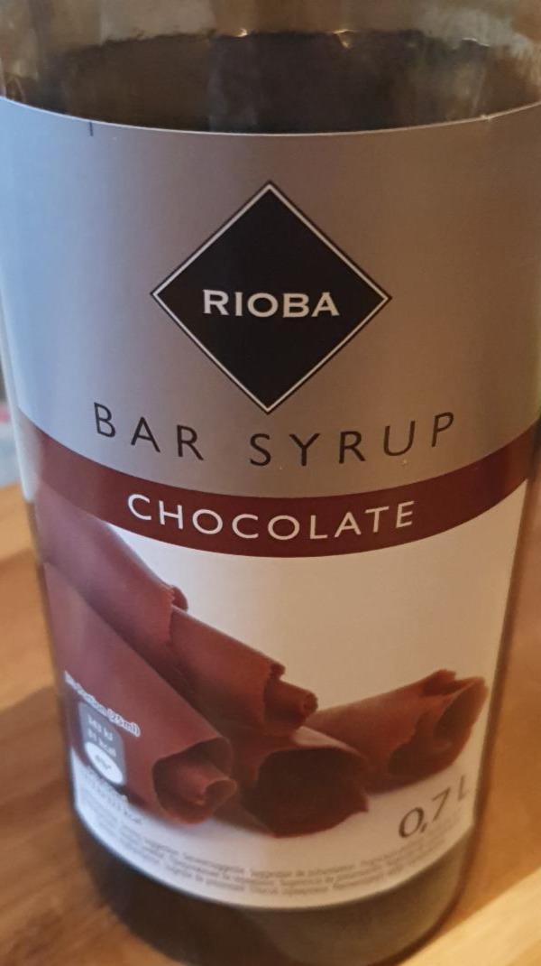 Fotografie - Bar Syrup Dark Chocolate Rioba