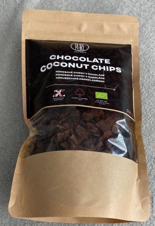 Fotografie - Pure Chocolate Coconut Chips BrainMax