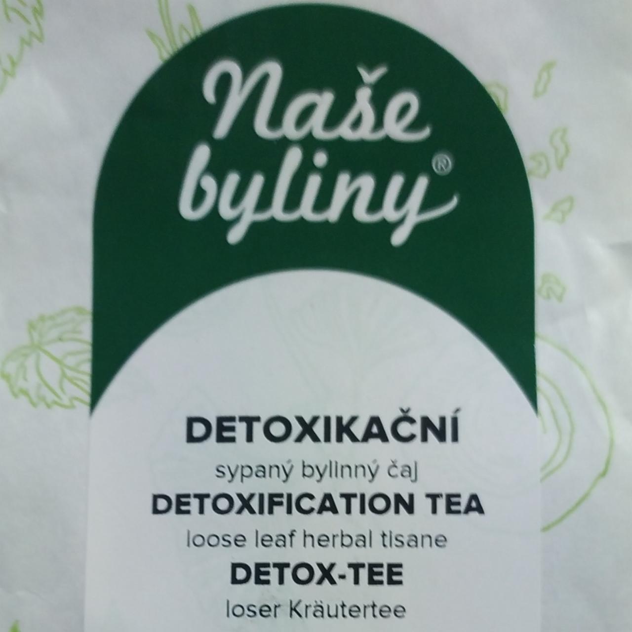 Fotografie - detoxikační čaj Naše byliny