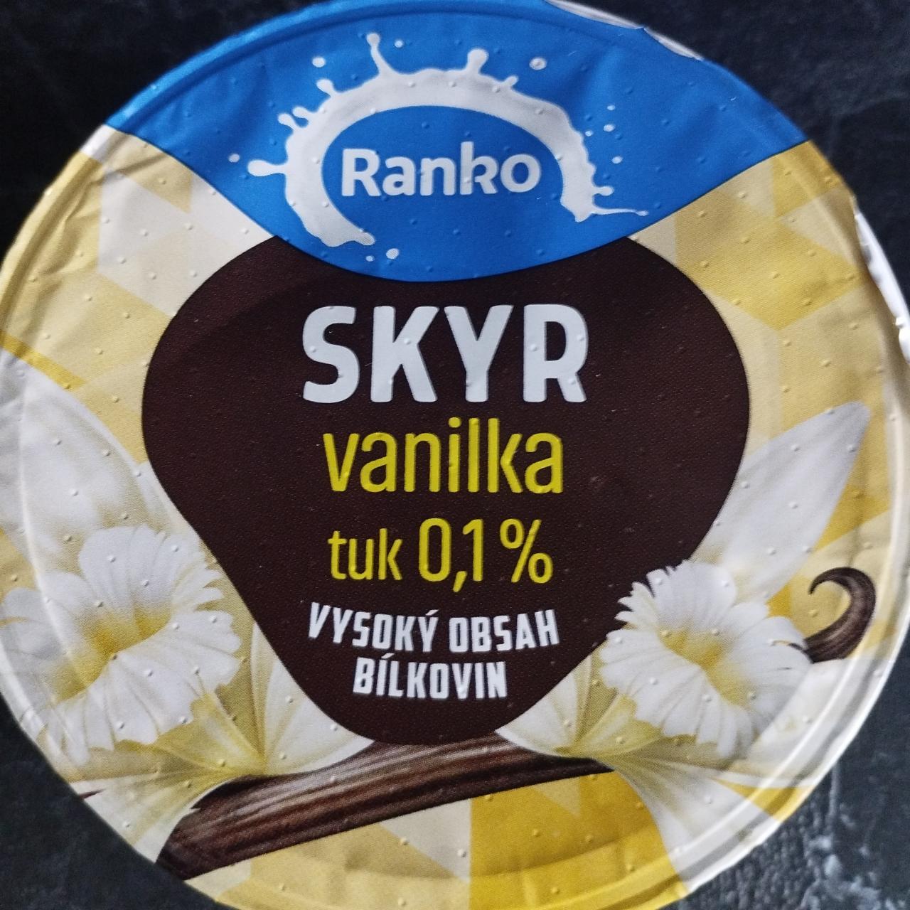 Fotografie - Skyr vanilka tuk 0,1% Ranko
