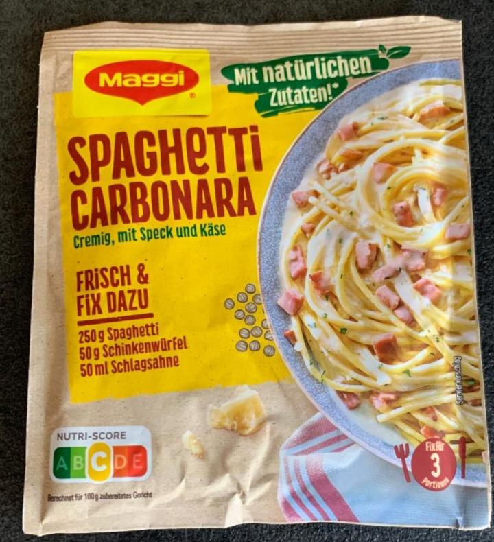 Fotografie - Spaghetti Carbonara Maggi