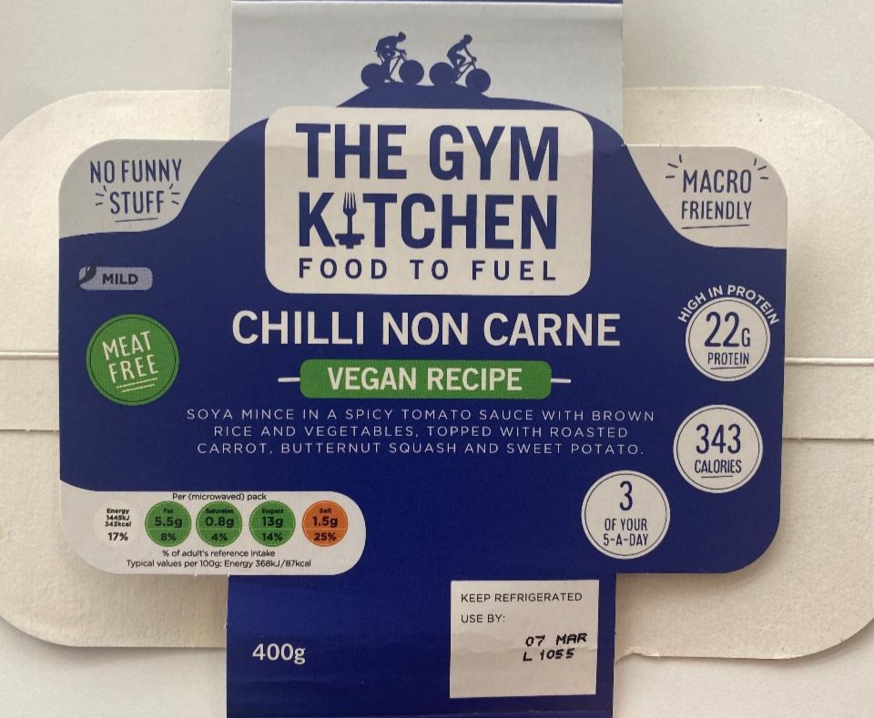 Fotografie - The Gym Kitchen Chilli Non Carne