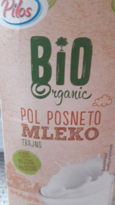 Fotografie - Bio Organic Mleko Trajno 1,5% Pilos